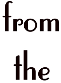 fromthefont