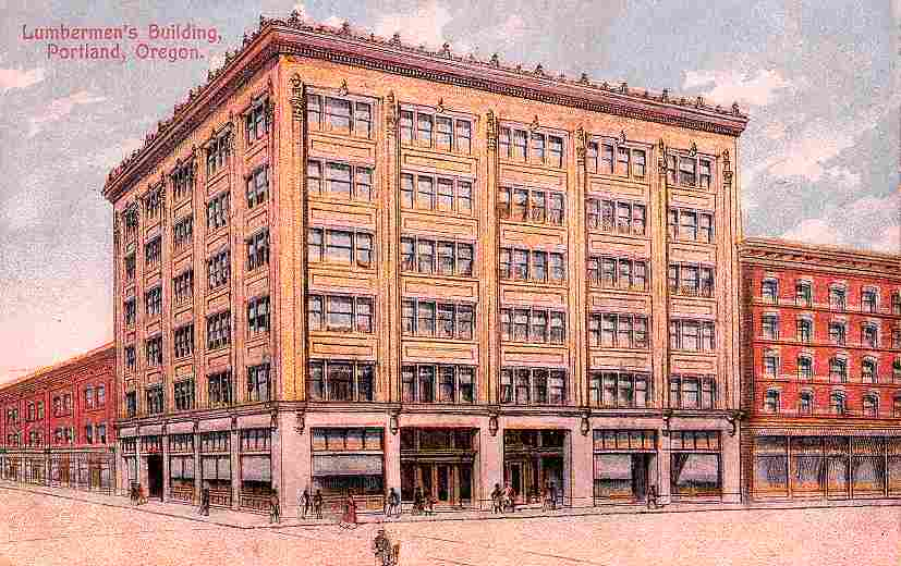 Lumbermans Building which housed the Lumbermans National Bank at Fifth ...