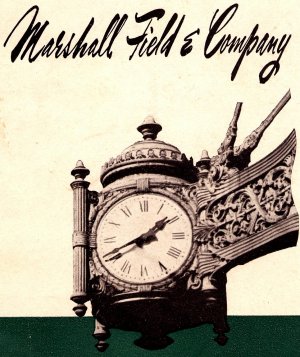   MARSHALL FIELDS STATE STREET CLOCK MINI METAL MONOPOLY TOKEN FIGURINE